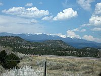 USA - Ilfield NM - Snow Capped Mountains (23 Apr 2009)